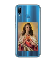 Huawei P20 Lite Uyumlu Lana Del Rey Desenli Şeffaf Telefon Kılıfı