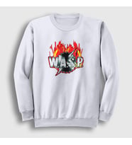 Presmono Unisex Beyaz Logo Wasp Sweatshirt 383993tt (Beyaz)
