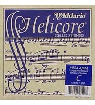 D'Addario H514 Helicore Tek Çello Do (C) Teli (4/4) Güçlü Projeksiyon ve Net Artikülasyon Üstün Bas Cevabı ve Uzun Ömürlü Çelik Çekirdek