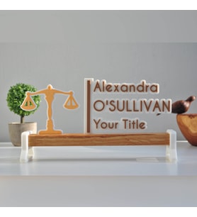 ofis isimliği, Masa isimliği , İsimlik, Meslek isimliği (Model 1)