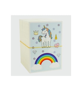 3'lü Unicorn Bileklik Kartı (Mavi)