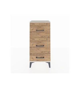 Arges Komodin 3 Çekmeceli 44x30x96 Aytaşı-Çam