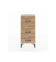 Arges Komodin 3 Çekmeceli 44x30x96 Aytaşı-Çam