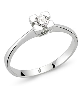 0.30 Ct Tektaş Pırlanta Yüzük  RM30041 (Çok Renkli)