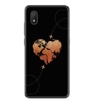 Tcl L7 Kılıf Excode Silikon Desen Özel Seri Plane Heart 1721