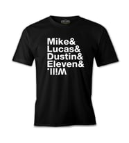 Stranger Things - Kids Siyah Erkek Tshirt