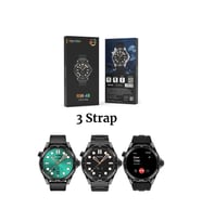 RW 48 Classic Series Amoled Ekran Watch With 3 Strap