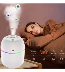 Mini Hava Nemlendirici 3in1 H2O Humidifier220ml (5343)