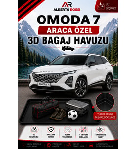 Omoda 7 ÜST Araca Özel 3D Bagaj Havuzu
