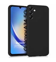 Microsonic Matte Silicone Samsung Galaxy A34 Kılıf Siyah (Siyah)