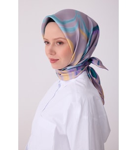 Belli 2026 Yaz Sezonu Twill İpek Eşarp 4301DTM 83