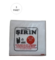 Beyaz Kalın Atlet Poşet Büyük Boy 30x57 Cm 1 Kg 3 Paket (Takriben 135 Adet)