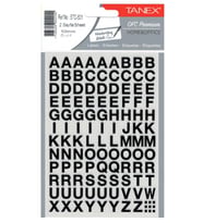 Tanex Harf Sticker 2 Sayfa Stc-501 - 2 adet