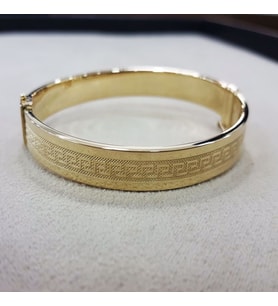 Altın Kelepçe 14K Versage 8 mm (Çok Renkli)