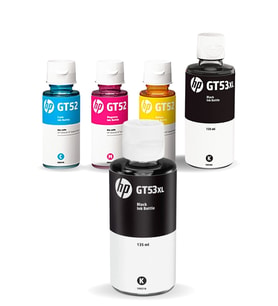 Gt53xl-gt52 Siyah Ve Renkli Orjinal Mürekkep Takımı +1 Siyah Hediye Bk135cym70ml Gt100-1001-69