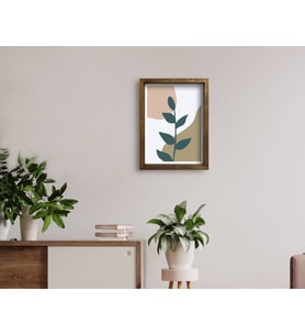 BK Home Doğal Masif Ahşap Çerçeveli Tablo 45x65cm-15