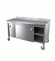 Vital  VCT-HDA-126 Çalışma Tezgahı Hareketli Dolaplı Ara Raflı