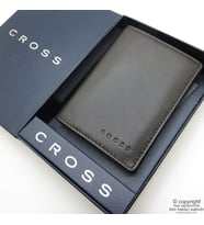 Cross AC068130-3 FV Range Hakiki Deri Kartlık - Cüzdan Kahve  İsme Özel Cüzdan (Siyah-Gri)
