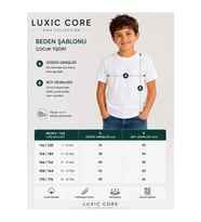 Çocuk Unisex Basic Oversize Tişört – Günlük Rahat Kesim Pamuk Dokulu Casual Yazlık T-Shirt - Beyaz - 15-16 Yaş