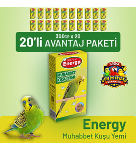Energy Muhabbet Kuşu Yemi - 20 Adet