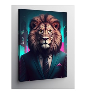 Kanvas Tablo Asil Aslan 50 X 70 Cnvsdkey-125734-50-70