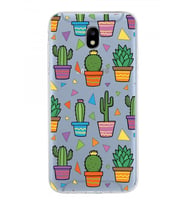 PrintiFy Samsung Galaxy J5 Pro ile Uyumlu 1mm Slim Fit Water Color 4 Baskılı Şeffaf  Kılıf