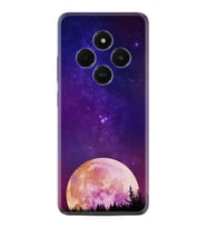Xiaomi 14C Kılıf Boutique Baskılı Resimli Mor Ay Pcode -025