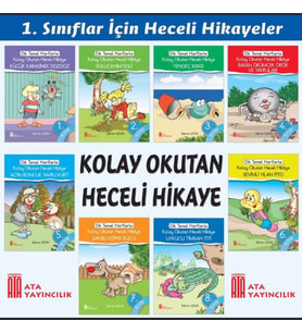 Ata 1.Sınıf Kolay Okutan Heceli Hikaye (Beyaz)