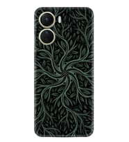 Vivo Y16 Kılıf Silikon Desen Özel Seri Sarmaşıklar 1675