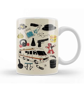 Breaking Bad Artifacts Breaking Bad Kupa Bardak Porselen