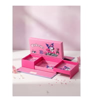 Kuromi Kilitli Kalemlik Pembe Çok Renkli