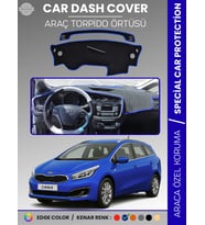 KİA CEED (2013-2019) Torpido Örtüsü Ön Panel Torpido Koruma Tam Uyum Tam Uyum Kaymaz Kolay Montaj
