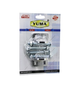 YUMA YM-730-1 KAPI EMNİYET REZESİ ASMA KİLİT TAKILABİLİR MENTEŞE (5343)