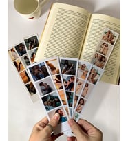 Kişiye Özel 4 Fotoğraflı Kitap Ayracı 4 Adet