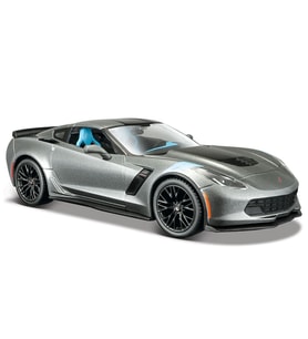 Maisto 2017 Corvette Grand Sport 1:24 Model Araba Gri