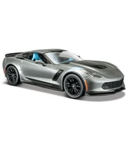 Maisto 2017 Corvette Grand Sport 1:24 Model Araba Gri