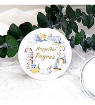 15 Adet Deniz Feneri Baskılı Kız Bebek Açacak Magnet Hediyelik-