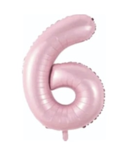 Bebek Pembe 6 Rakam Folyo Balon 76 Cm 1 Adet
