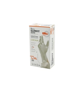 REFLEX SLİMFİT GLOVE KOD-028 L-XL KREM PUDRASIZ MUAYENE ELDİVEN 100LÜ (5343)