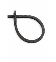 Hematit Doğal Taş Mat Siyah Dore Kesim 4x2mm Dizi [AA]