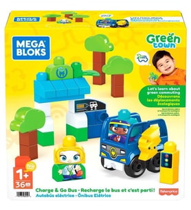 HDX90 Mega Bloks, Doğa Dostu Otobüs Seti, 36 Parça, +1 Yaş
