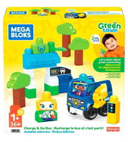 HDX90 Mega Bloks, Doğa Dostu Otobüs Seti, 36 Parça, +1 Yaş