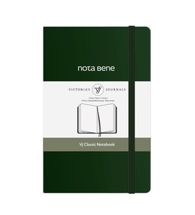 VICTORIA'S JOURNALS NOTE BENE 9238 CLASSIC NOTEBOOK SERT KAPAK 9x14cm 70gr.400 SYF. ÇİZGİLİ DEFTER Y