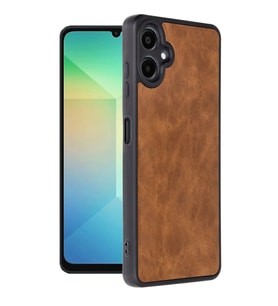 Galaxy A06 Kılıf Aras Deri Kapak - Taba