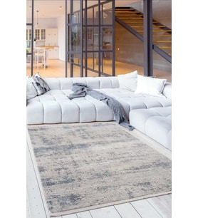 Breda Modern Salon ve Oturma Odası Halısı - Gri