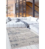 Breda Modern Salon ve Oturma Odası Halısı - Gri