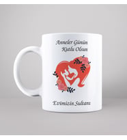 Anneler Günü Tasarımlı Kupa