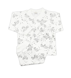 Sema Baby Sevimli Kuğu Bebek Pijama Takımı 0-3 Ay