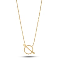 Debora Jewelry 14 Ayar Altın Burgu Detaylı Kolye