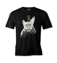 Nirvana - Vintage Guitar Siyah Erkek Tshirt